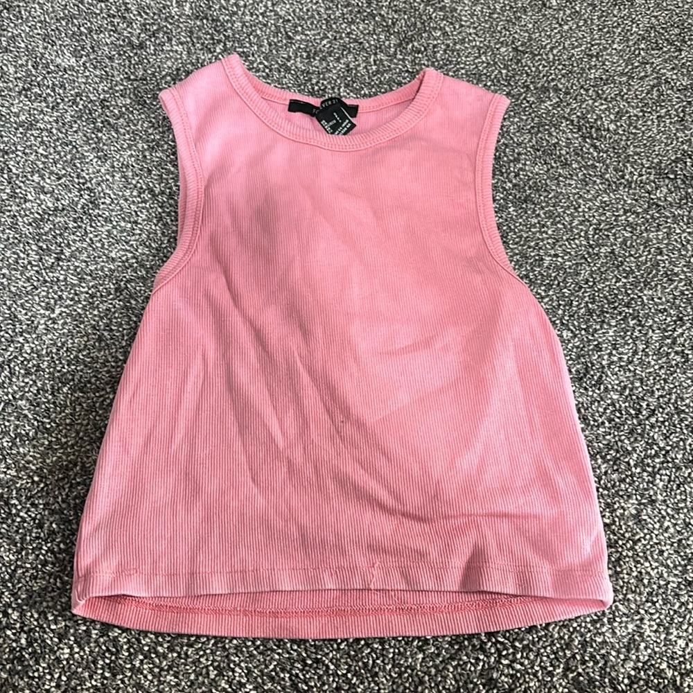 Pink forever 21 tank top